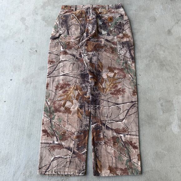 Carhartt Other - Vintage Y2K Carhartt realtree camo work wear carpenter pants
